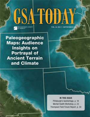 GSA Today cover, September 2023