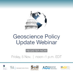 Geoscience Policy Update Webinar