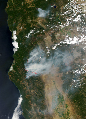 Wildfires in Western US