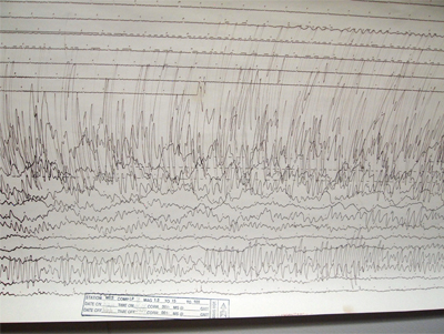 seismogram from Tohoku