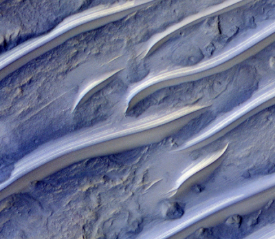 Aeolian beforms on Mars