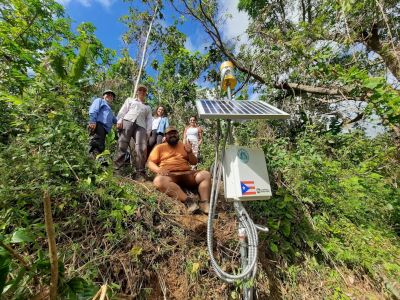 slope monitoring station