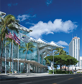 Convention Center and Ala Moana Hotel