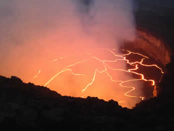 Halemaumau lava lake, Photographer J. Taddeucci.