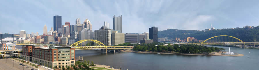 Pittsburgh skyline panorama