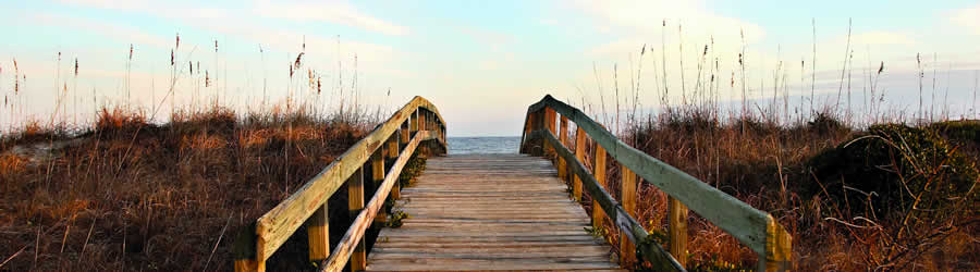 Beach boardwalk