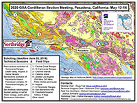 2020 Cordilleran Section Meeting flyer