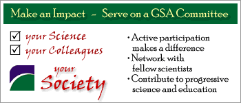 Serve on a GSA Committee