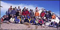 Field Forum participants at Volcán San Pedro