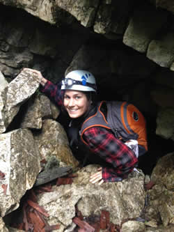 Anna Harris, Cave Guide, Tongass National Forest, Alaska, 2015