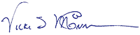 Signature of Vicki McConnell