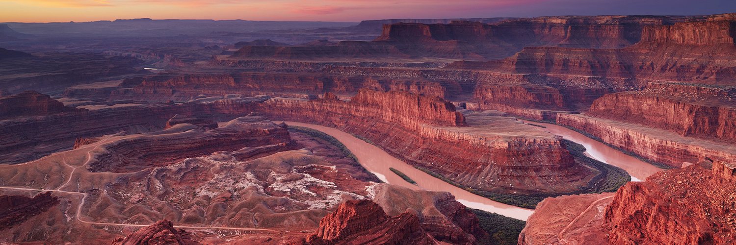 Grand Canyon at twilight.